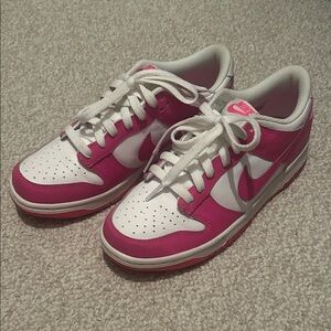 Nike Boy’s Fuchsia and White Sneakers
